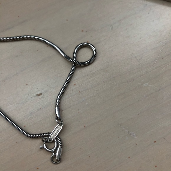 Tiffany & co silver 1837 bar pendent necklace - Picture 5 of 5